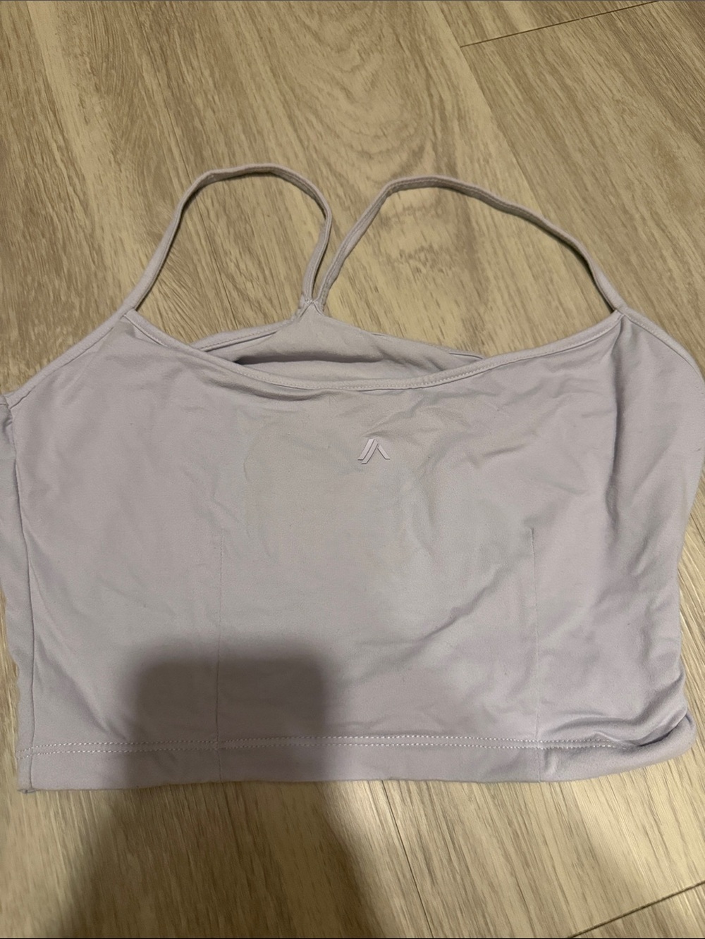 Alphalete light purple sports bra